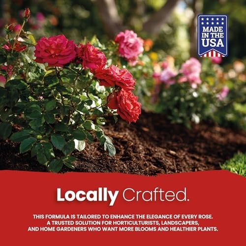 Organic Rose Fertilizer & Soil Amendment – OMRI Listed, 9 lbs for Flowers & Shru