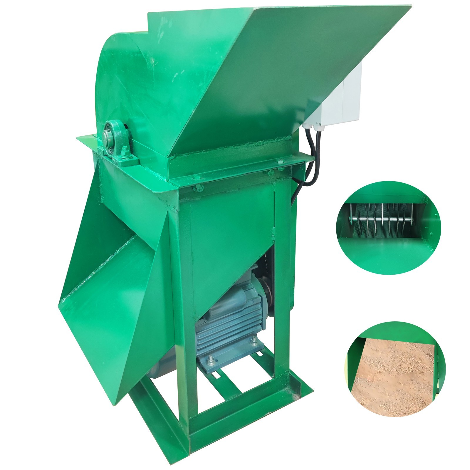 220V Soil Crusher Organic Fertilizer Crusher High Efficience 2-3 tons/h Crusher