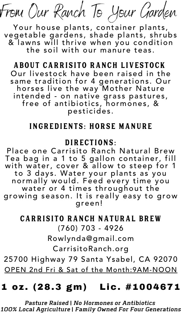 Manure Tea (Horse) – Soil Conditioner (3 Pack)