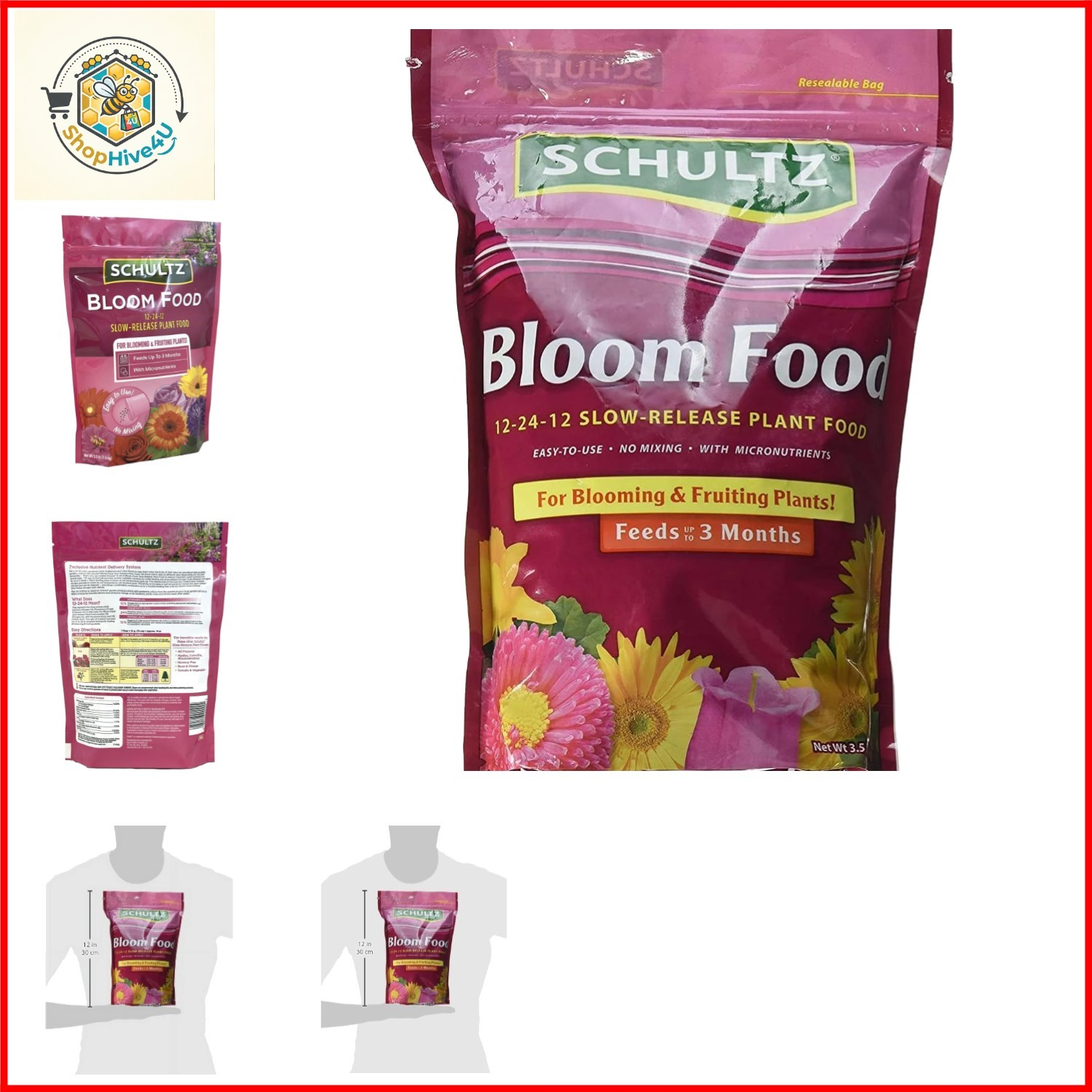 018065 Spf48270 Slow-Release Bloom Fertilizer 3.5 Lbs, 56 Ounce