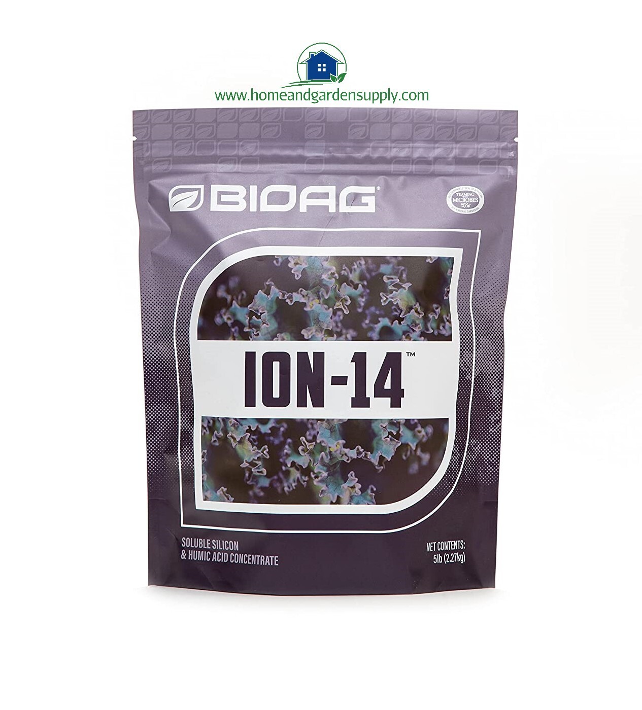 ION-14 Dry Soluble Essential Silicon & Humic Acids 5 lb Pouch by BioAg