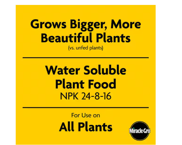Water Soluble All Purpose Plant Food for Indoor/Outdoor Plants, Roses, 4.25 lbs.