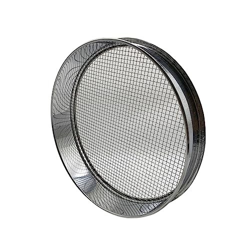 12″ Soil Sieve Sifter for Garden – 1/4″ Mesh Screen Compost & Rock Separator