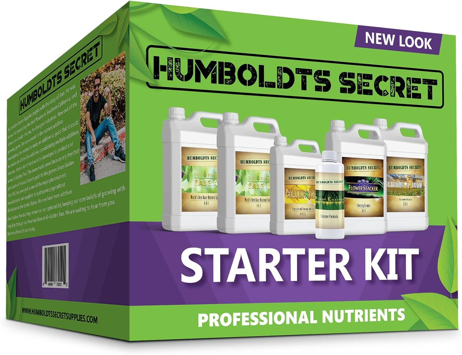 Humboldts Secret Starter Kit Pack Indoor & Outdoor Plant Fertilizer & Nutrients