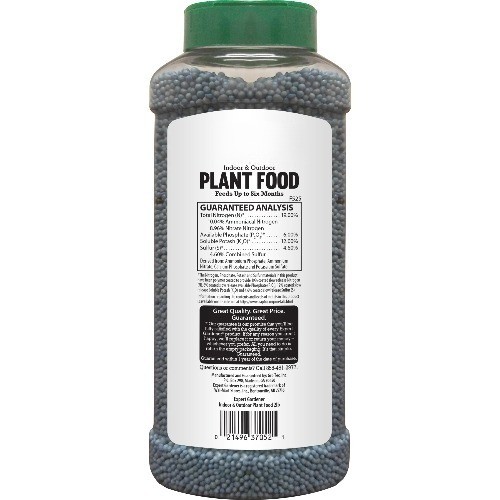 Indoor & Outdoor Plant Food 19-6-12 Fertilizer, Feeds up to 6 Months; 2 lb.