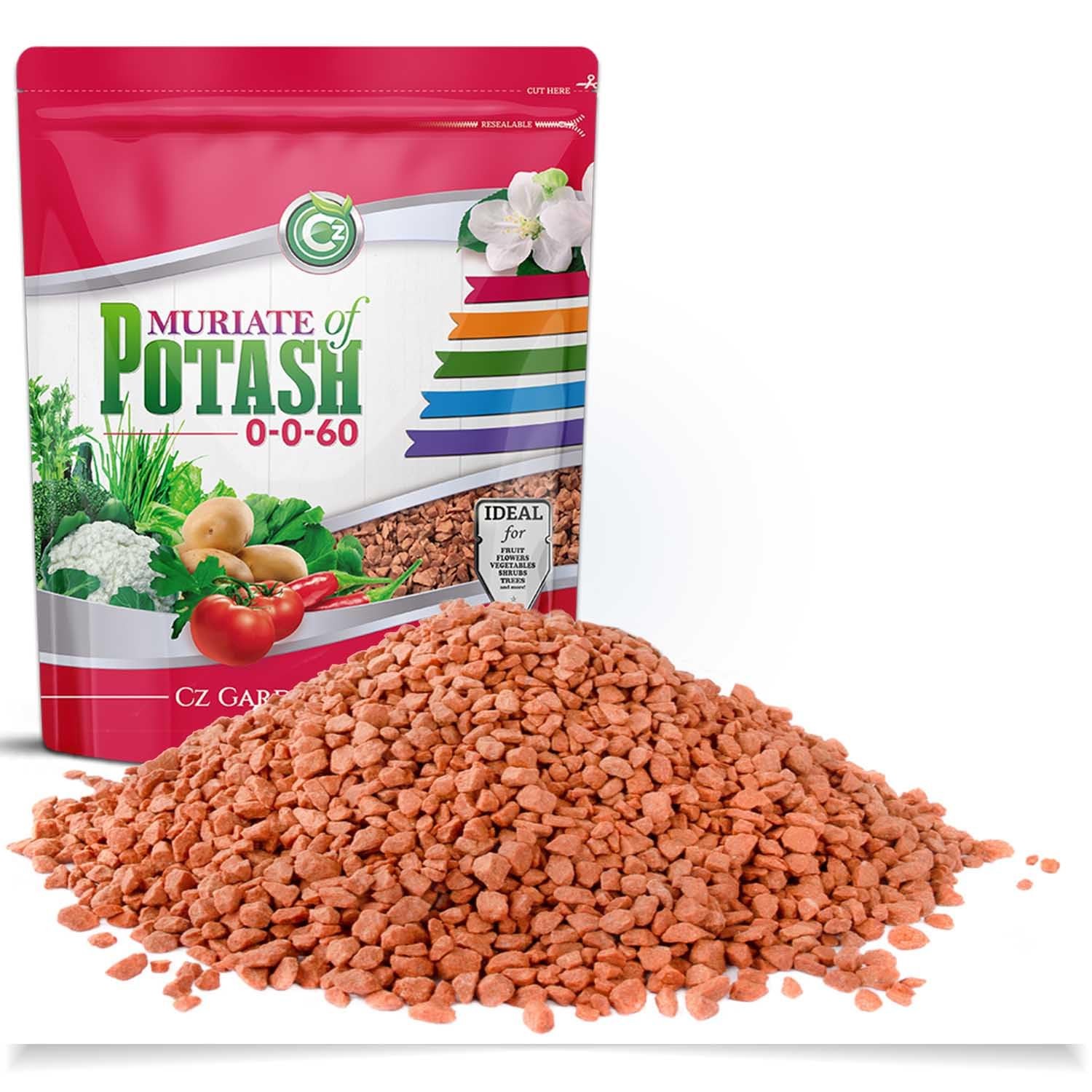 Muriate of Potash 0-0-60 Fertilizer Cz Garden Organics 5LB