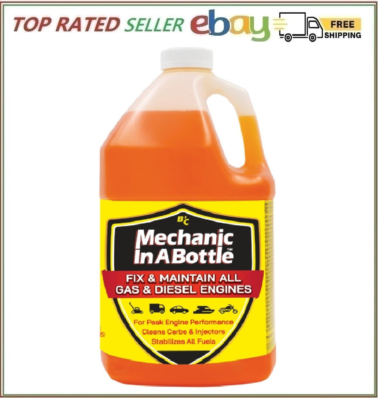 Mechanic in a Bottle Gas & Diesel Formula – 1 Gallon Jug