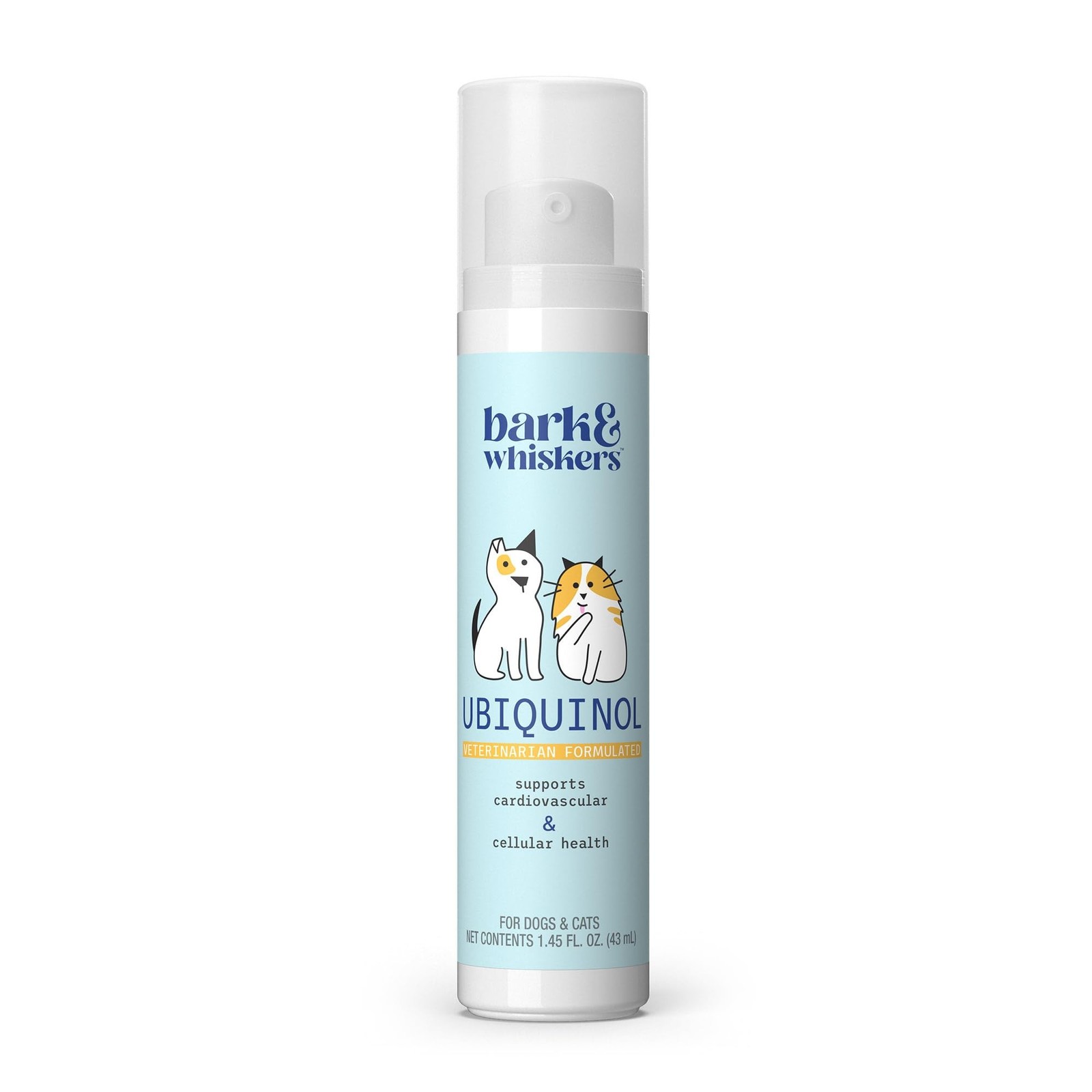 Bark & Whiskers Ubiquinol Liquid Pump for Dogs & Cats, 1.45 Fl. Oz…. Fast Ship