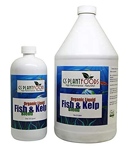 Omri Listed Fish & Kelp Fertilizer by (1 Gallon) – Organic Fertilizer for Veg…