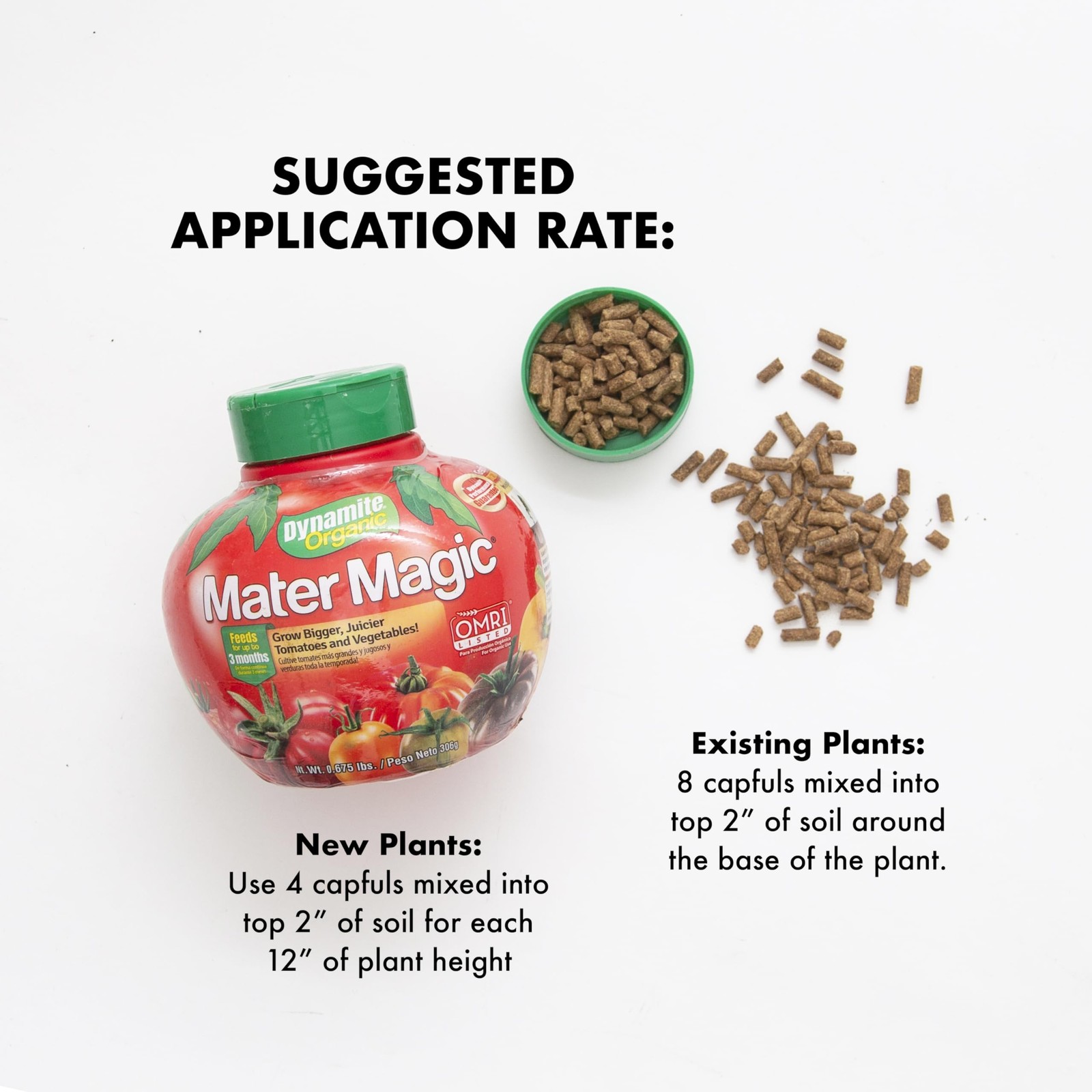 Mater Magic – Organic Tomato Fertilizer for Bigger, Juicier Tomatoes and Vegetab