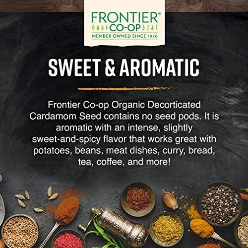 3-PACK lot Frontier Coop Organic Ground Cardamom Seed NO PODS Nutmeg 16 Oz 1LB