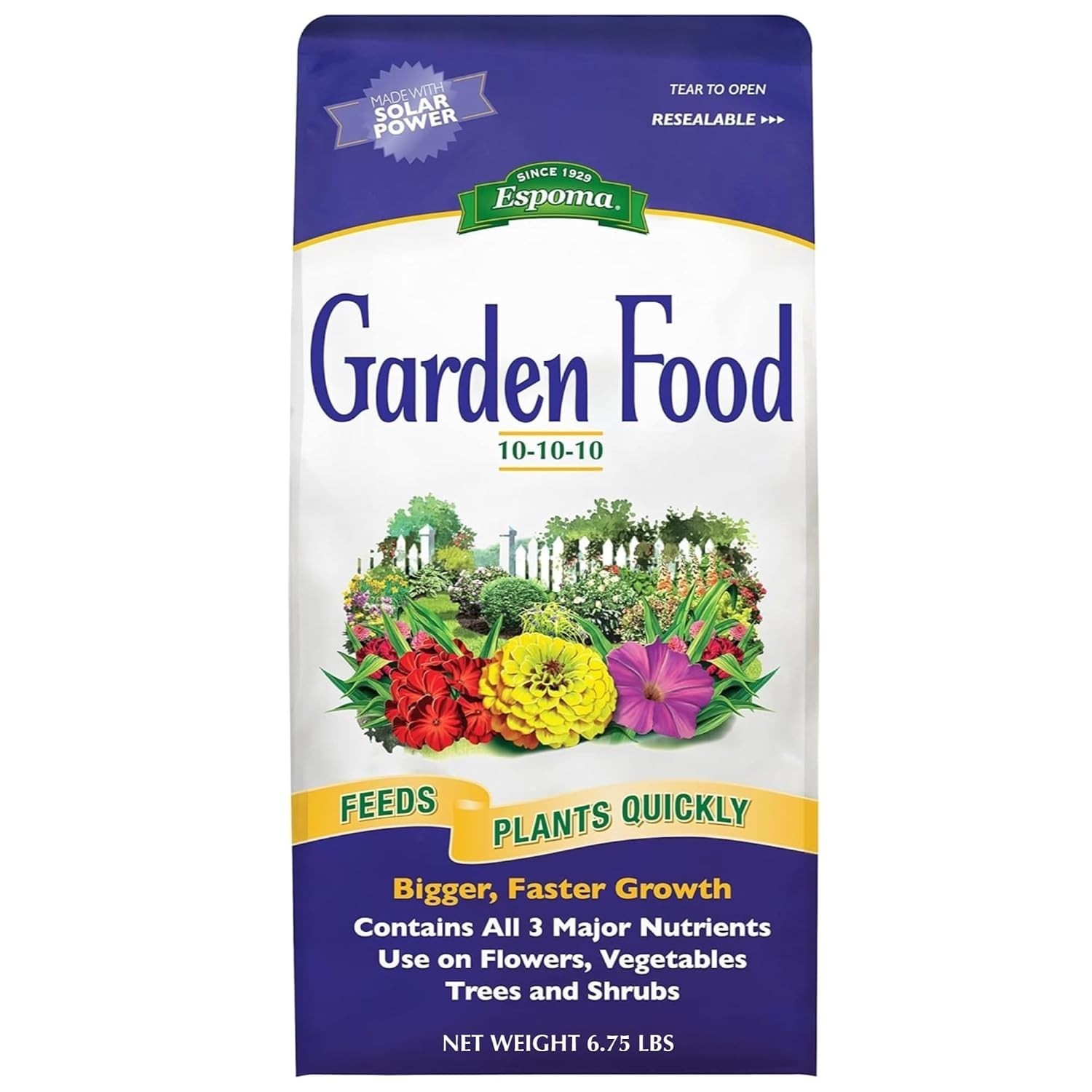 Balanced 10-10-10 Fertilizer for Flowers, Trees, Shrubs x2