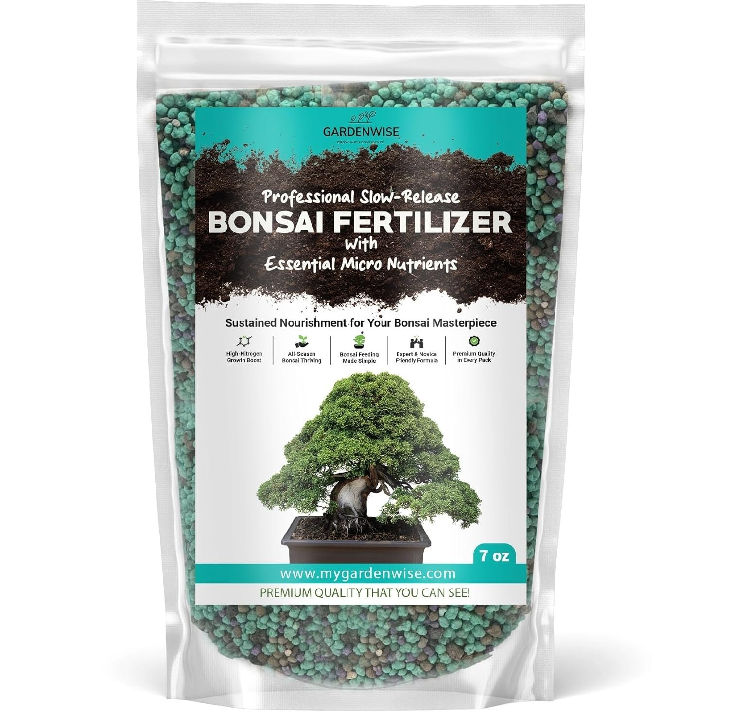 Slow-Release Bonsai Fertilizer with Essential Micronutrients – Professional