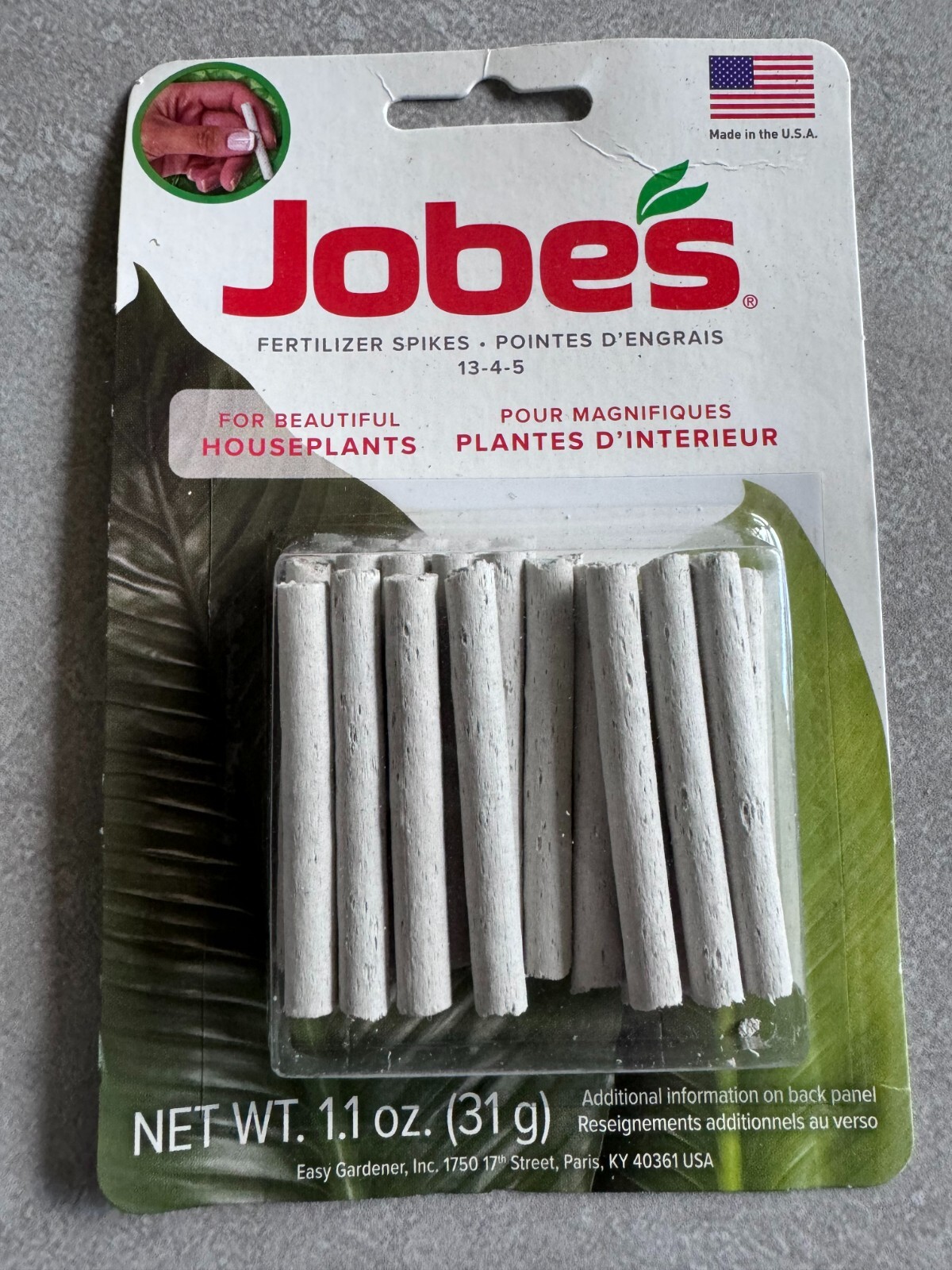 Jobe’s Fertilizer Spikes 13-4-5 For Beautiful Houseplants