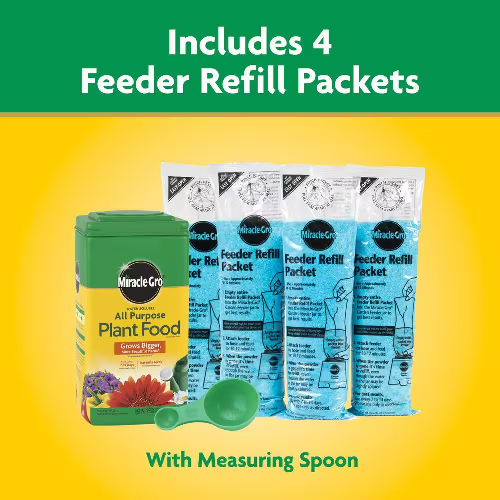 Water Soluble All Purpose Plant Food 4.25 Lbs. for Indoor/Outdoor Plants, Roses,