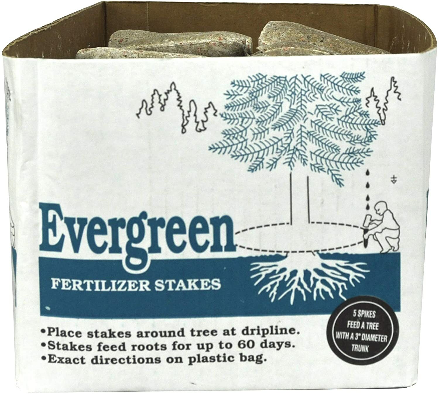 160 Each Jobe’s Year Around 11-3-4 Evergreen Tree Pre-measured Fertilizer Spikes