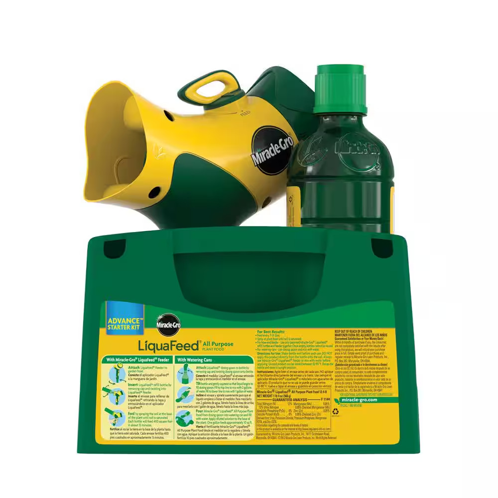Liquafeed All Purpose Plant Food Advance Starter Kit, One 16 Oz. Plant Food and