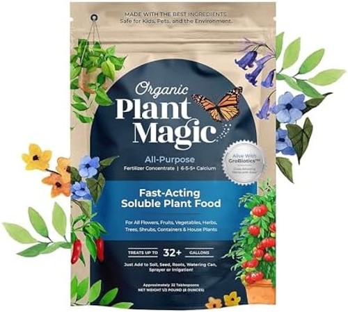 Organic Plant Magic – All-Purpose Organic Fertilizer & Plant Food Concentrate…