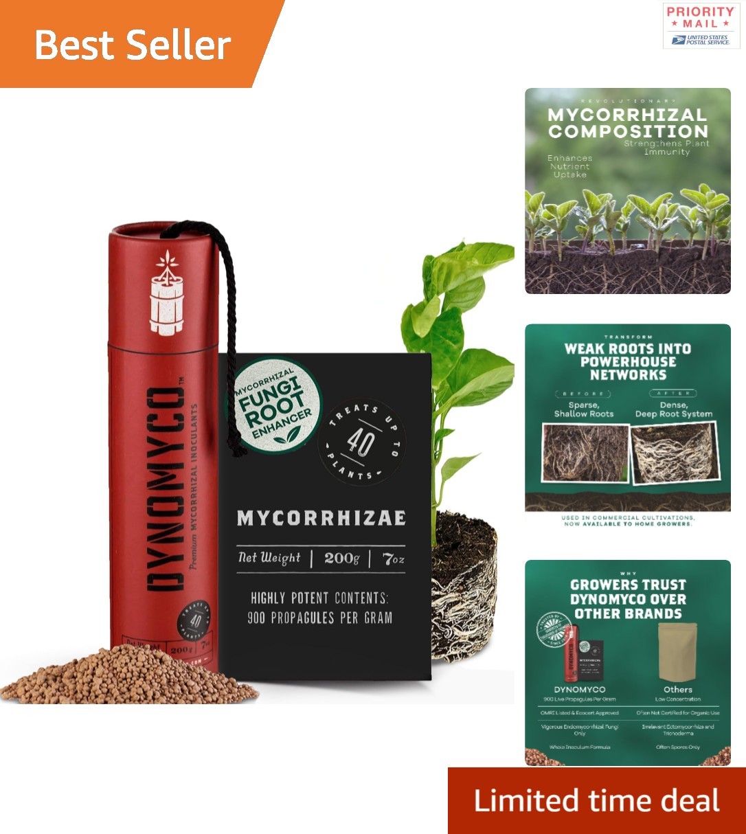 Mycorrhizal Fungi Granules 200g Biofertilizer for Plant Growth 900 Propagules/g