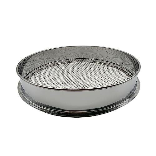 12″ Soil Sieve Sifter for Garden – 1/4″ Mesh Screen Compost & Rock Separator