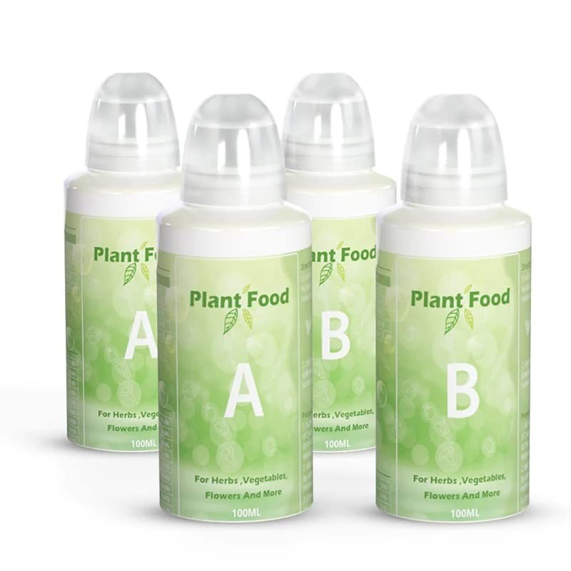 Plant Food A & B Hydroponics Nutrients, Indoor Plant Fertilizer Foodfor Hydro…