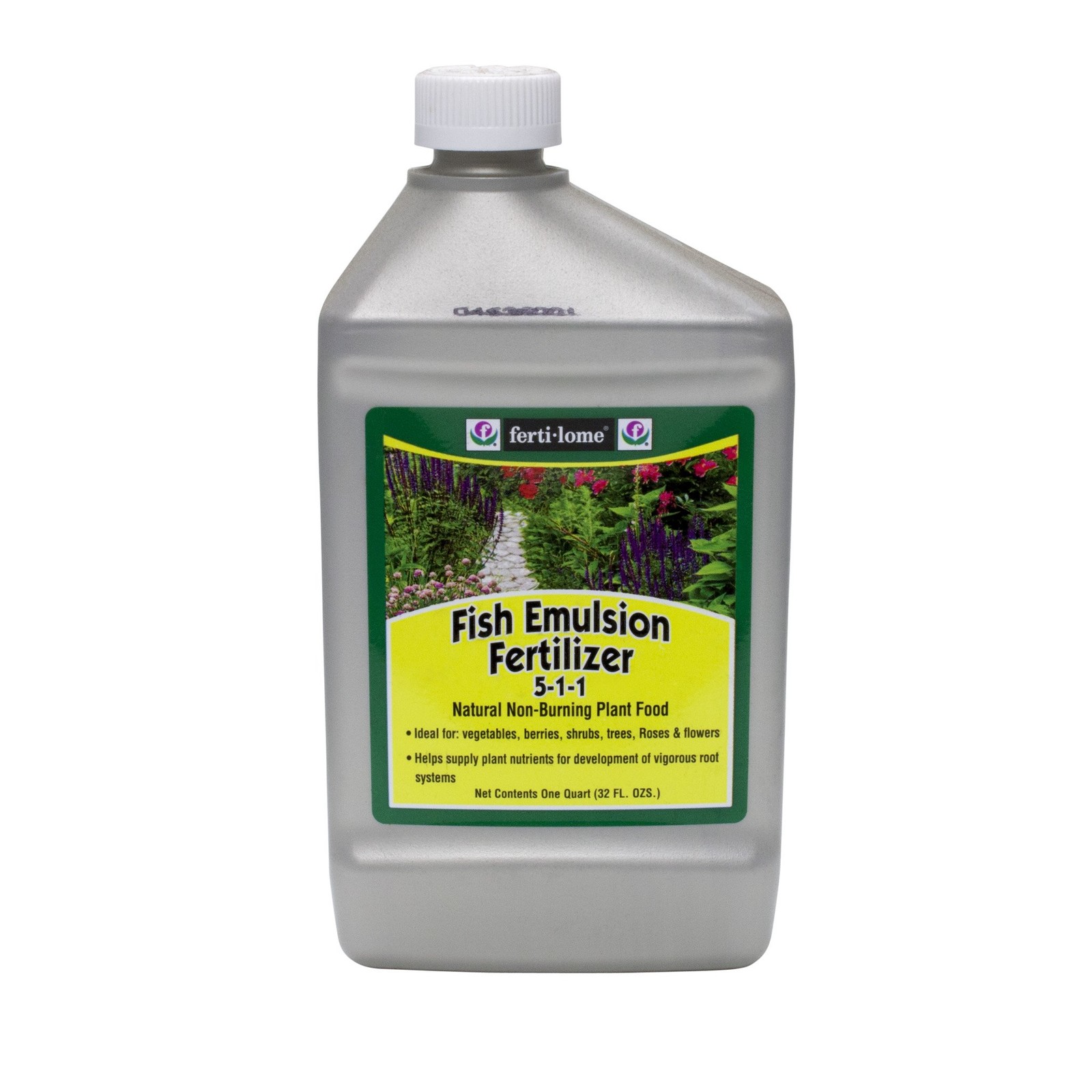 Natural Fish Emulsion Fertilizer 32Oz Concentrate For Greener Foliage Outdoors