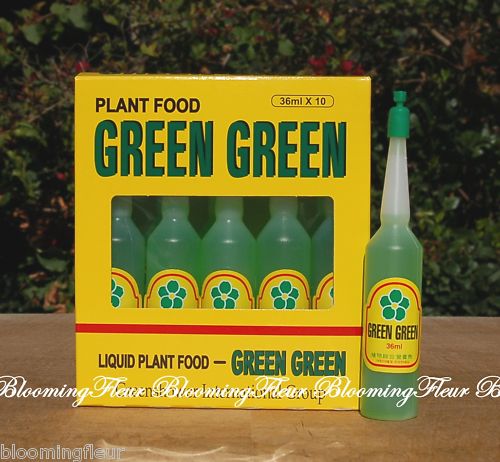 20 bottles GREEN GREEN Lucky Bamboo Plant Food FERTILIZER plant use NEW