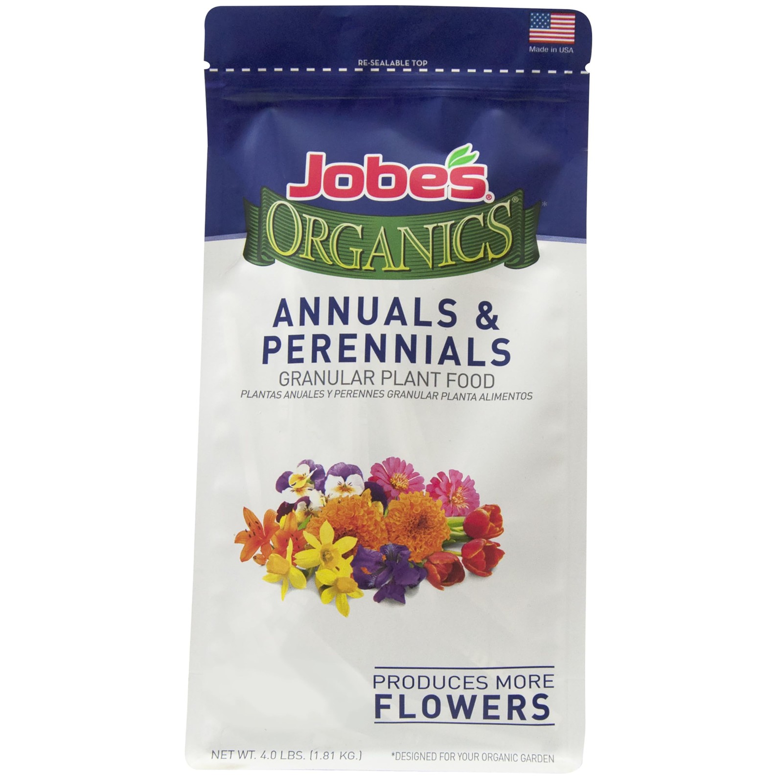Jobe’s Organics Granular Fertilizer, Organic 4 Pound (Pack of 1), Brown