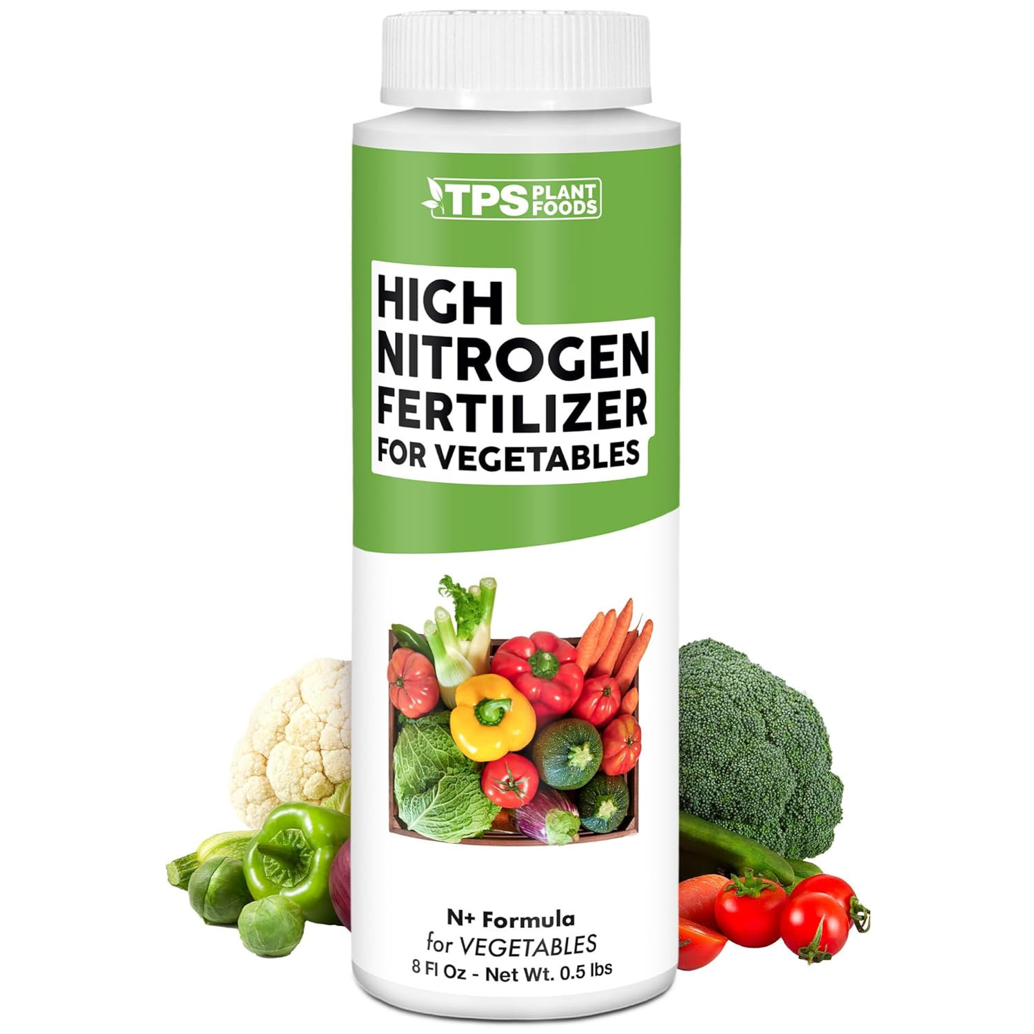 High Nitrogen Fertilizer for Vegetables – Liquid Plant Food for Vigorous Leafy G