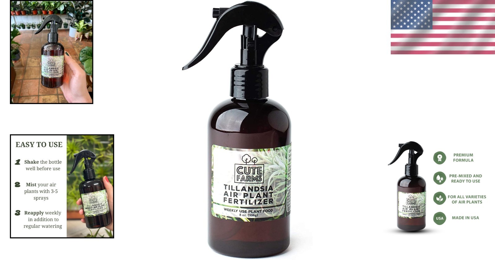 High-Quality 8 oz. Tillandsia Fertilizer Spray – Perfect for Air Plant Care
