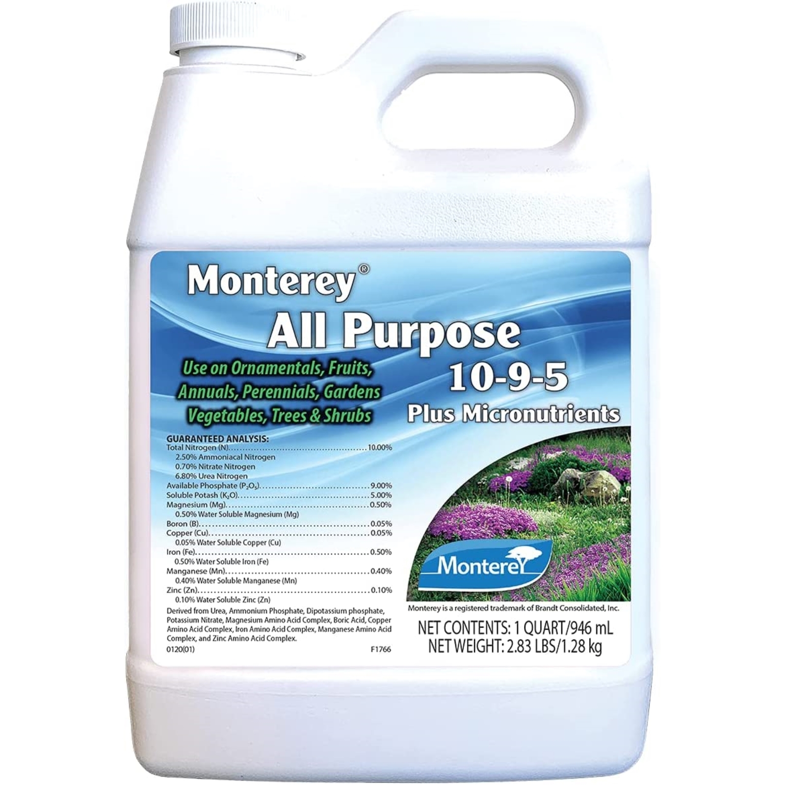 Monterey Concentrated 10-9-5 + Micro Fertilizer Plant Supplement, 32 oz