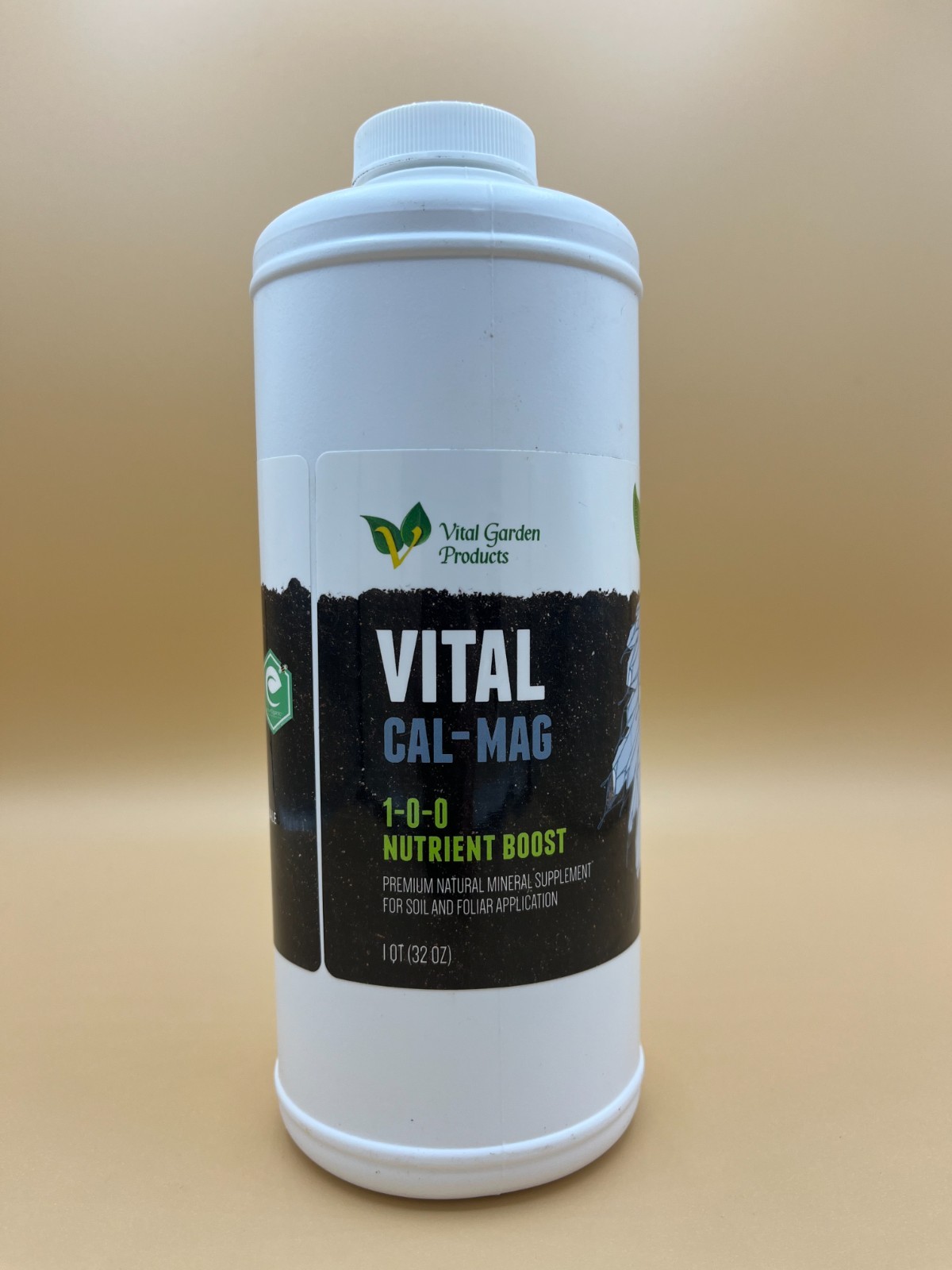 Vital Cal-Mag 1/2 Gallon (64oz) Organic Gardening (Vital Garden Products)