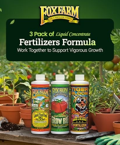 Liquid Fertilizer Trio Pack Big Bloom Grow Big Tiger Bloom 3 Pint Bundle