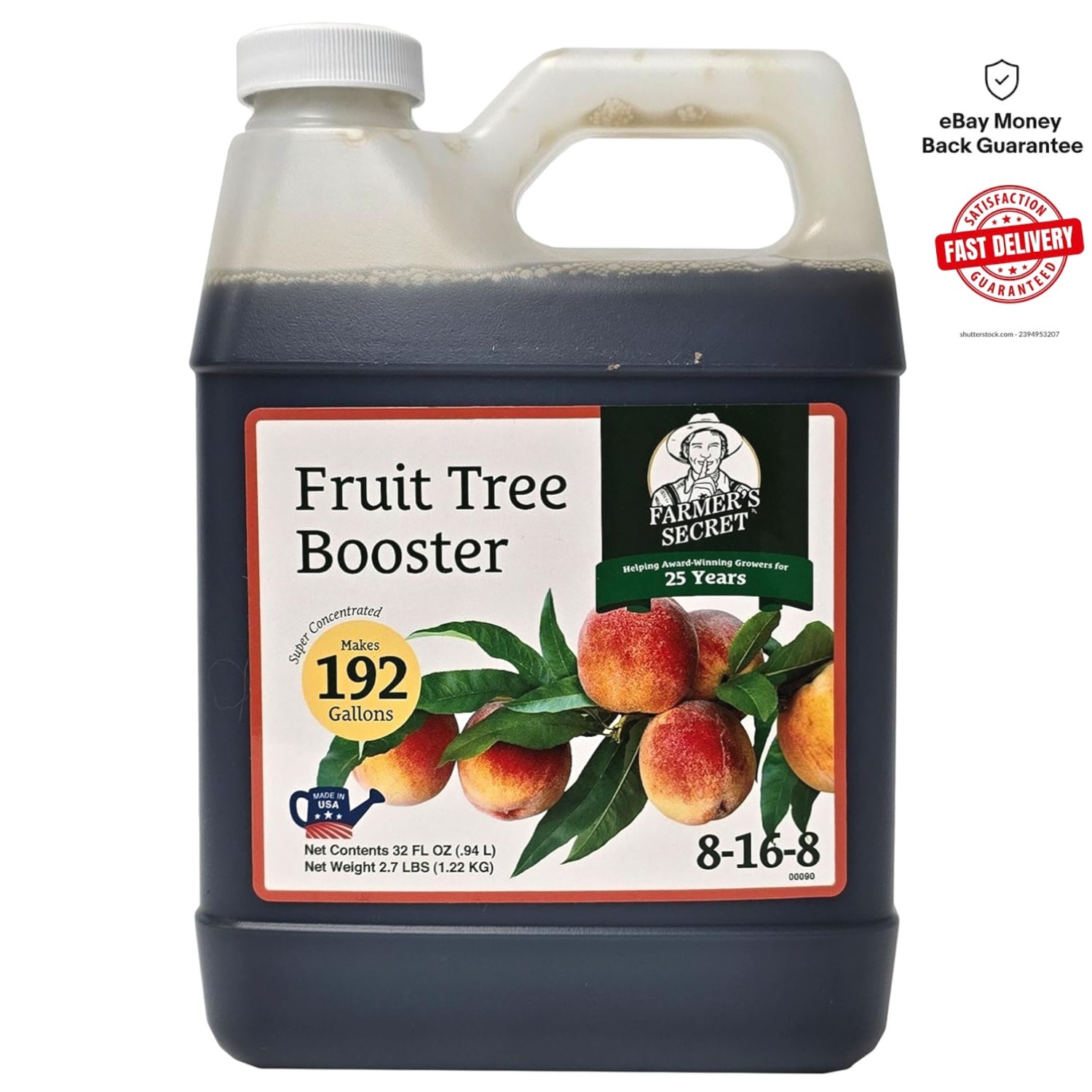 32oz Super Concentrated Fruit Tree Booster Fertilizer – Promotes Abundant Growth