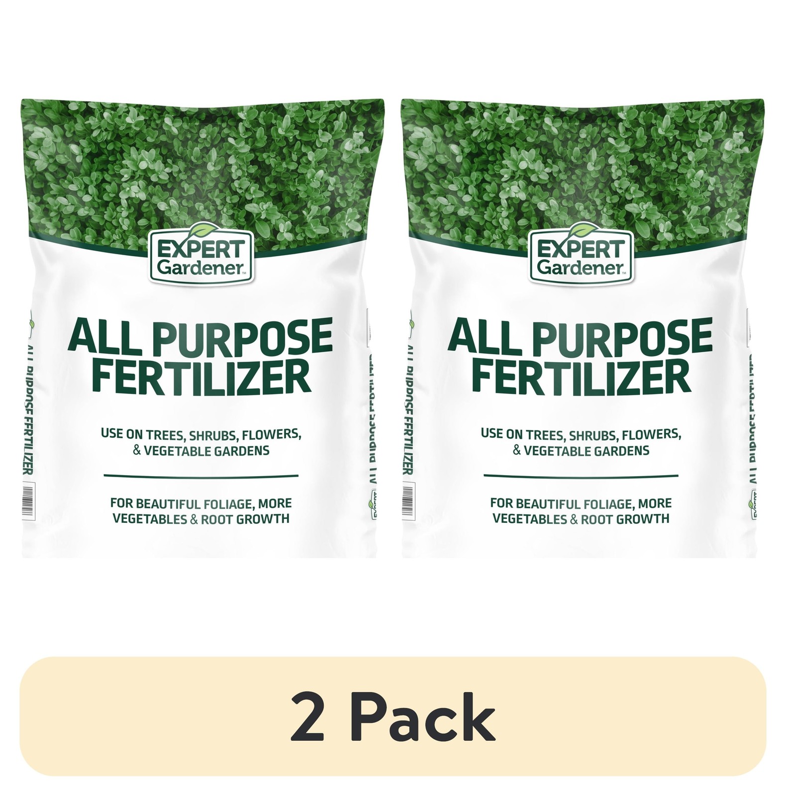(2 pack All Purpose Plant Fertilizer 10-10-10 Fertilizer 40 lb.