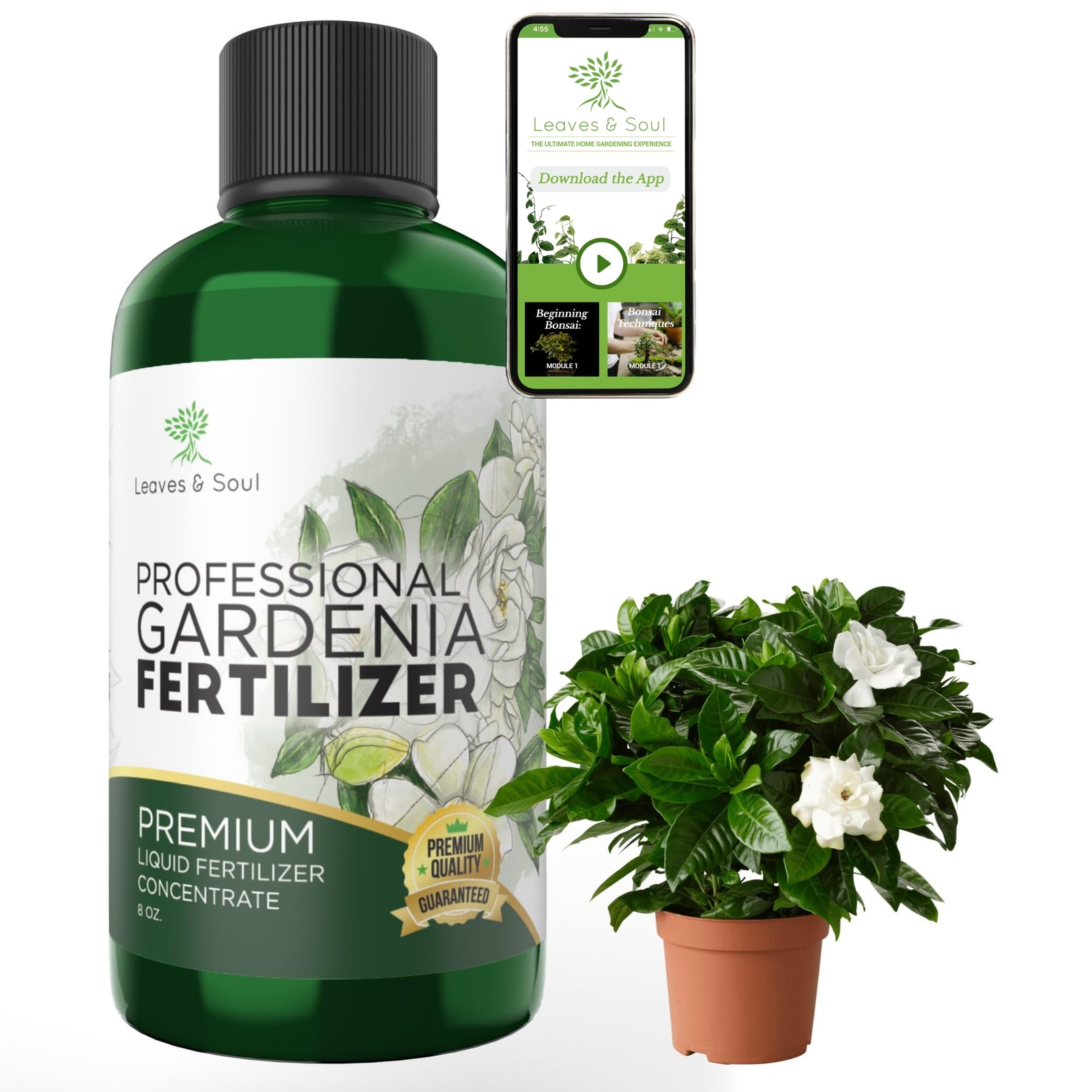 Liquid Gardenia Plant Fertilizer 3-1-2 – Flowering Plant Boost