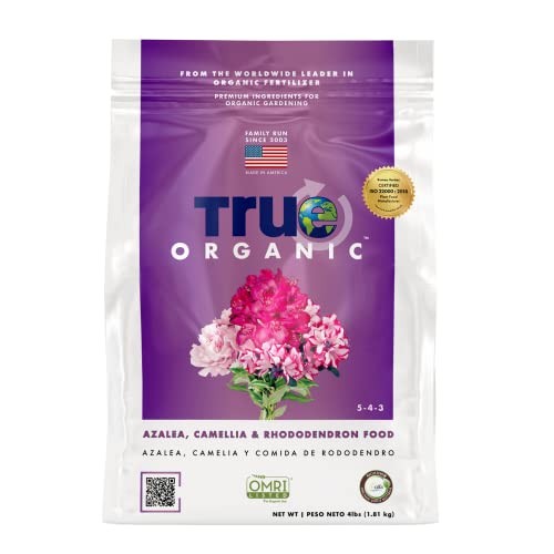 True Organic Azalea Camellia Rhododendron Food Fertilizer 4lb Bag Low pH Plants