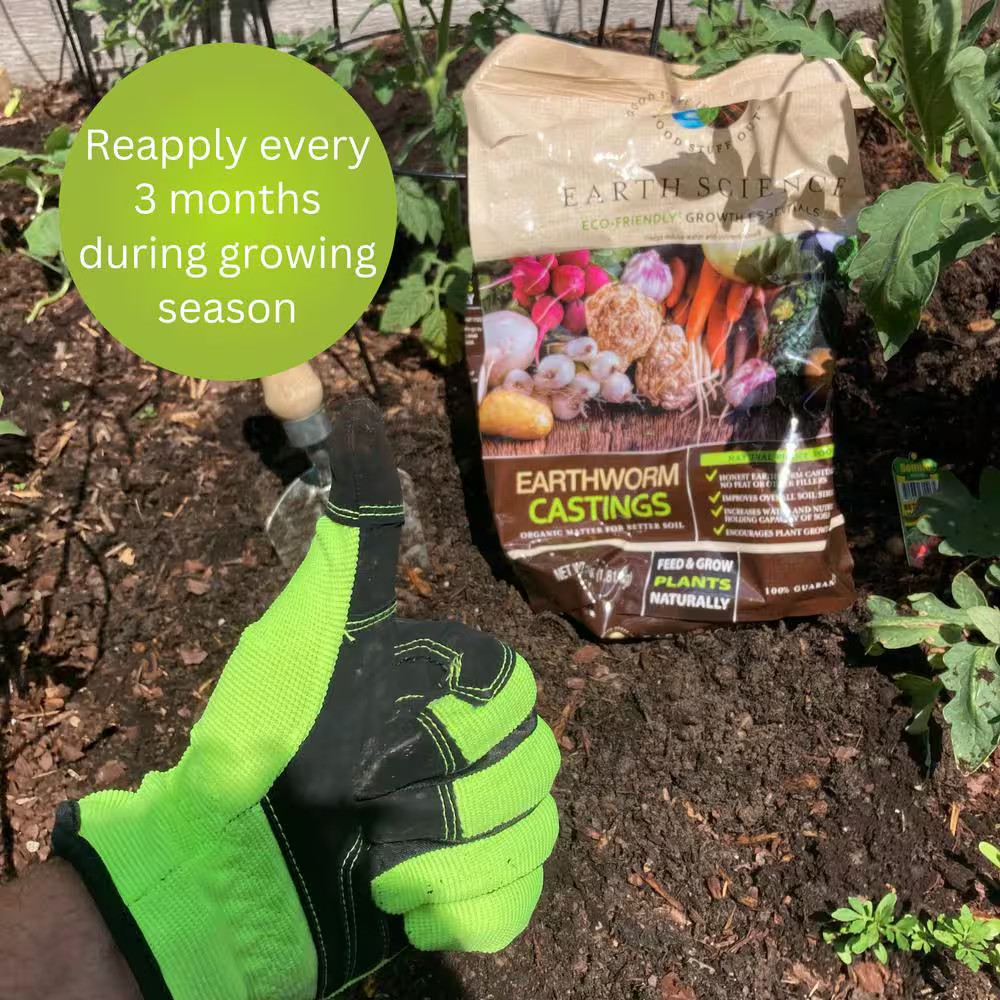 12 Lbs. Organic All-Purpose Earthworm Castings 100% Vermicompost