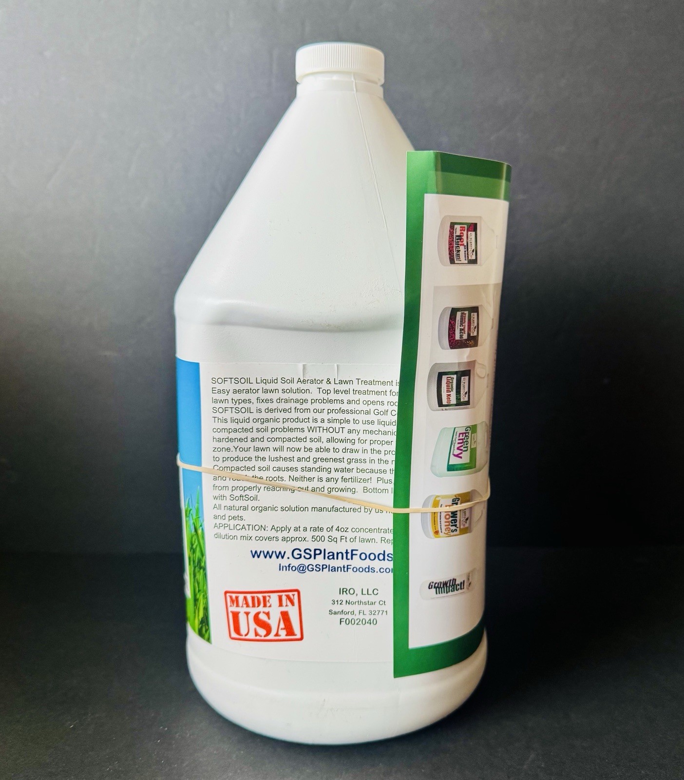 Soft Soil Liquid Soil Aerator & Lawn Treatment by GS Plant Foods – 1 Gallon