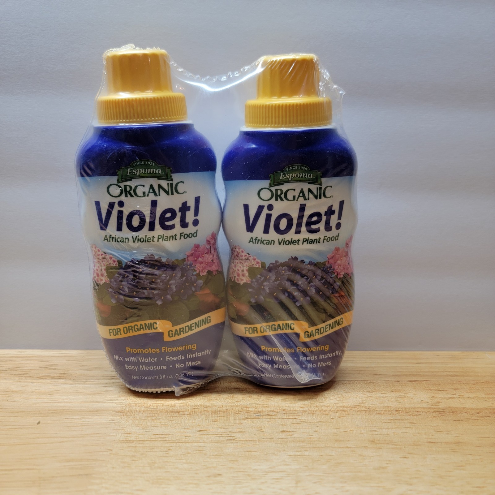 Espoma Organic Violet! Plant Food and Bloom Booster, Liquid, 8oz (2 pack)