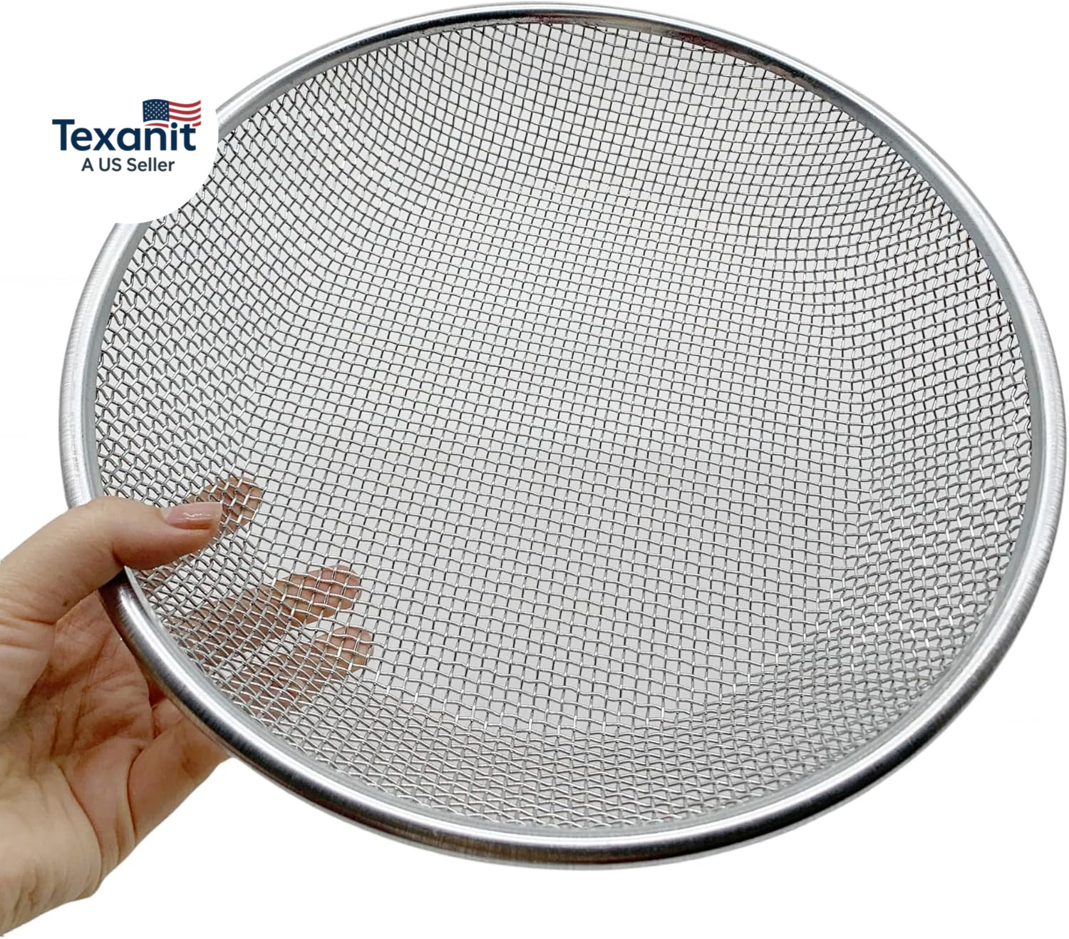 3 PCS Soil Sieve for Garen -12 Inches Soil Sifter for Rocks Compost Suitable for