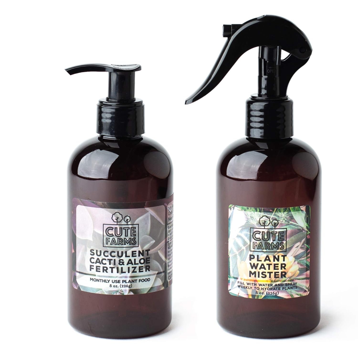 Ready-to-Use 8 oz Succulent Fertilizer with Leak-Proof Spray for Thriving Plants