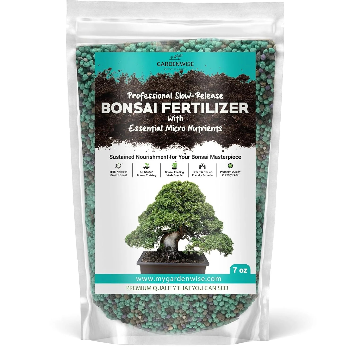 Slow-Release Bonsai Fertilizer with Essential Micronutrients – Professional Grad