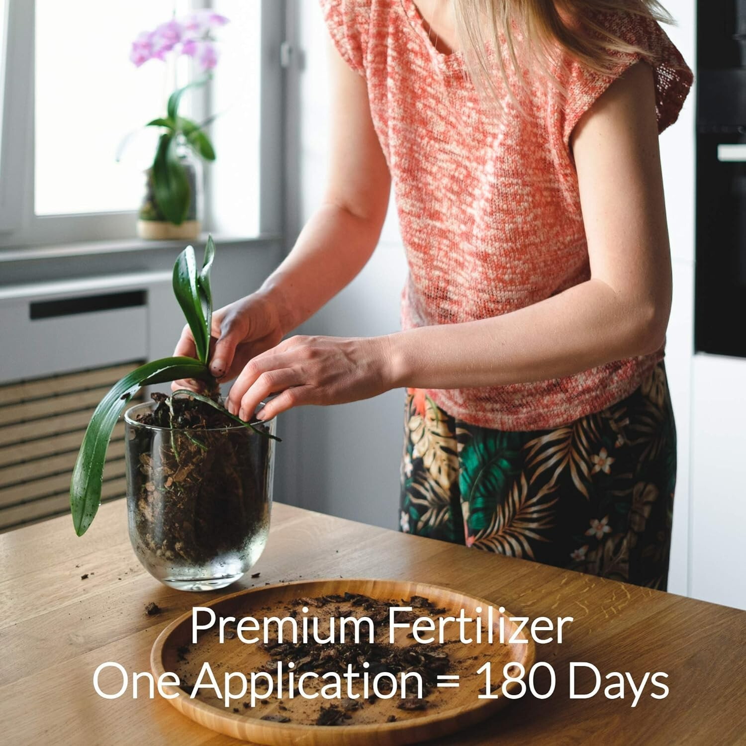 Long-Lasting 5.2 oz Resealable Bag: Orchid Fertilizer Pellets for All Varieties