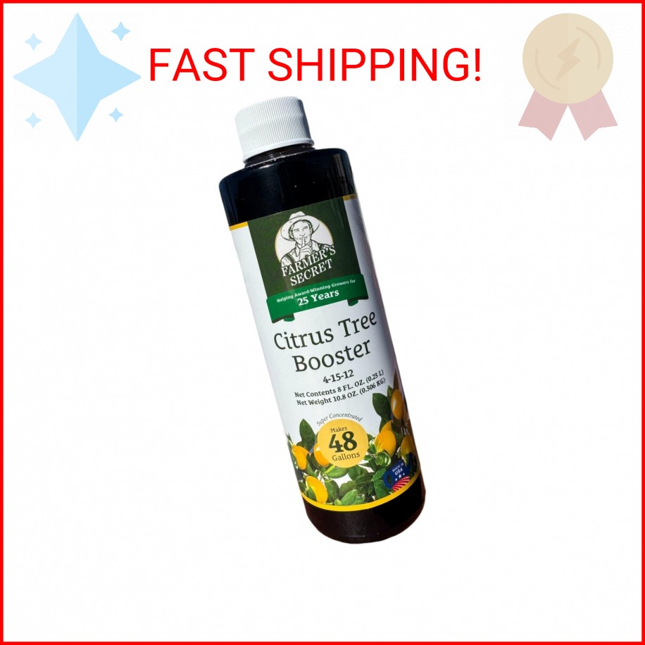 Farmer’s Secret Citrus Tree Booster Fertilizer – Super Concentrated – Formulated