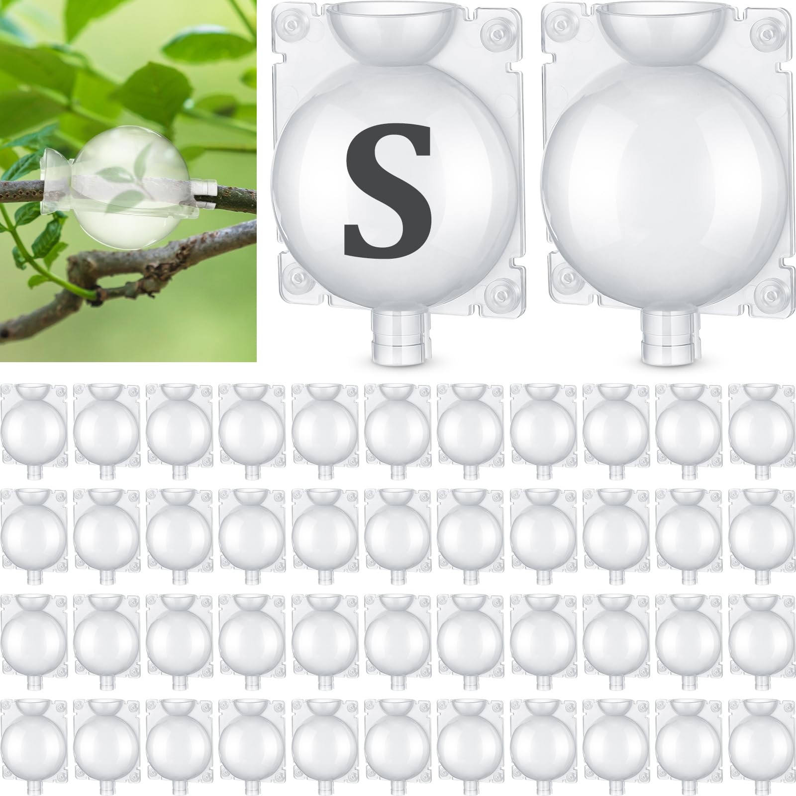 160 Pcs Plant Rooting Grow Propagation Ball Air Layering Propagation Kit High…