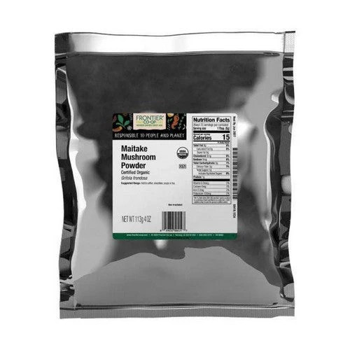 Frontier Co-op, Frontier Coop Organic Maitake Mushroom Powder, 0.25 Lb