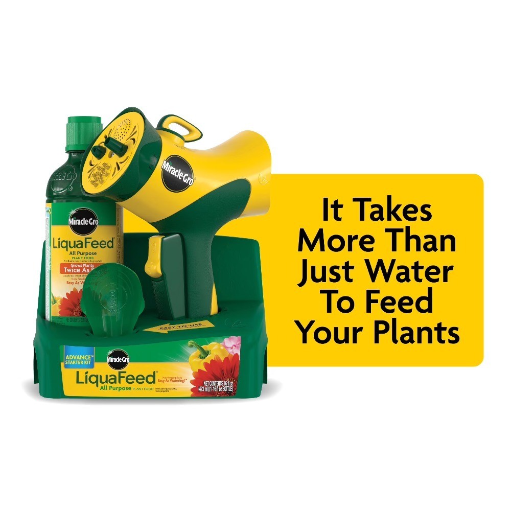 LiquaFeed All Purpose Plant Food Advance Starter Kit, Includes Feeder