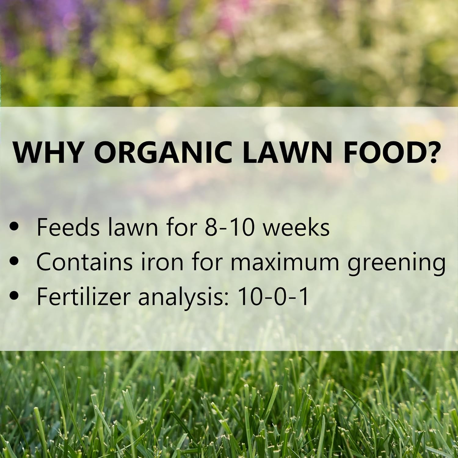 7566565 Organic Lawn Food 10-0-1 (5,000 Sq. Ft.)