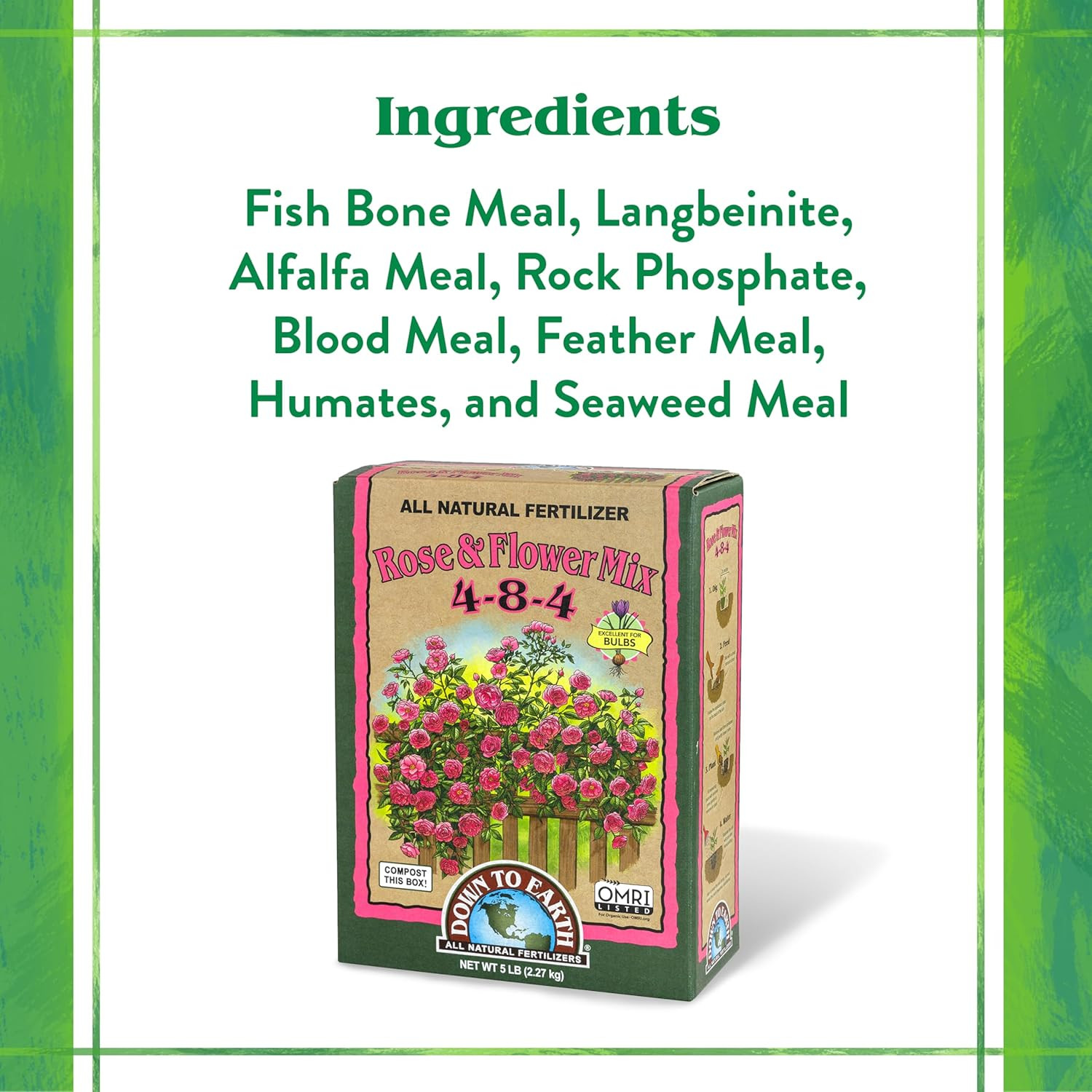 Organic Rose & Flower Mix – Plant Food Fo